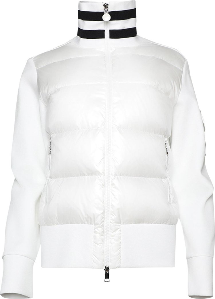 Buy Moncler Zipped Up Puffer Cardigan 'White' - 8G000 01 899V9 033 | GOAT