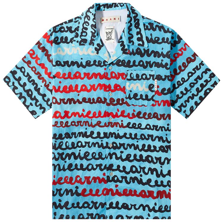 Marni Short Sleeve Shirt Turquoise