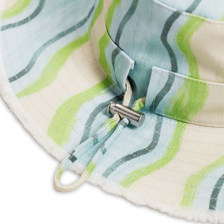 Jacquemus Le Bob Artichaut Print Grey Waves Stripes