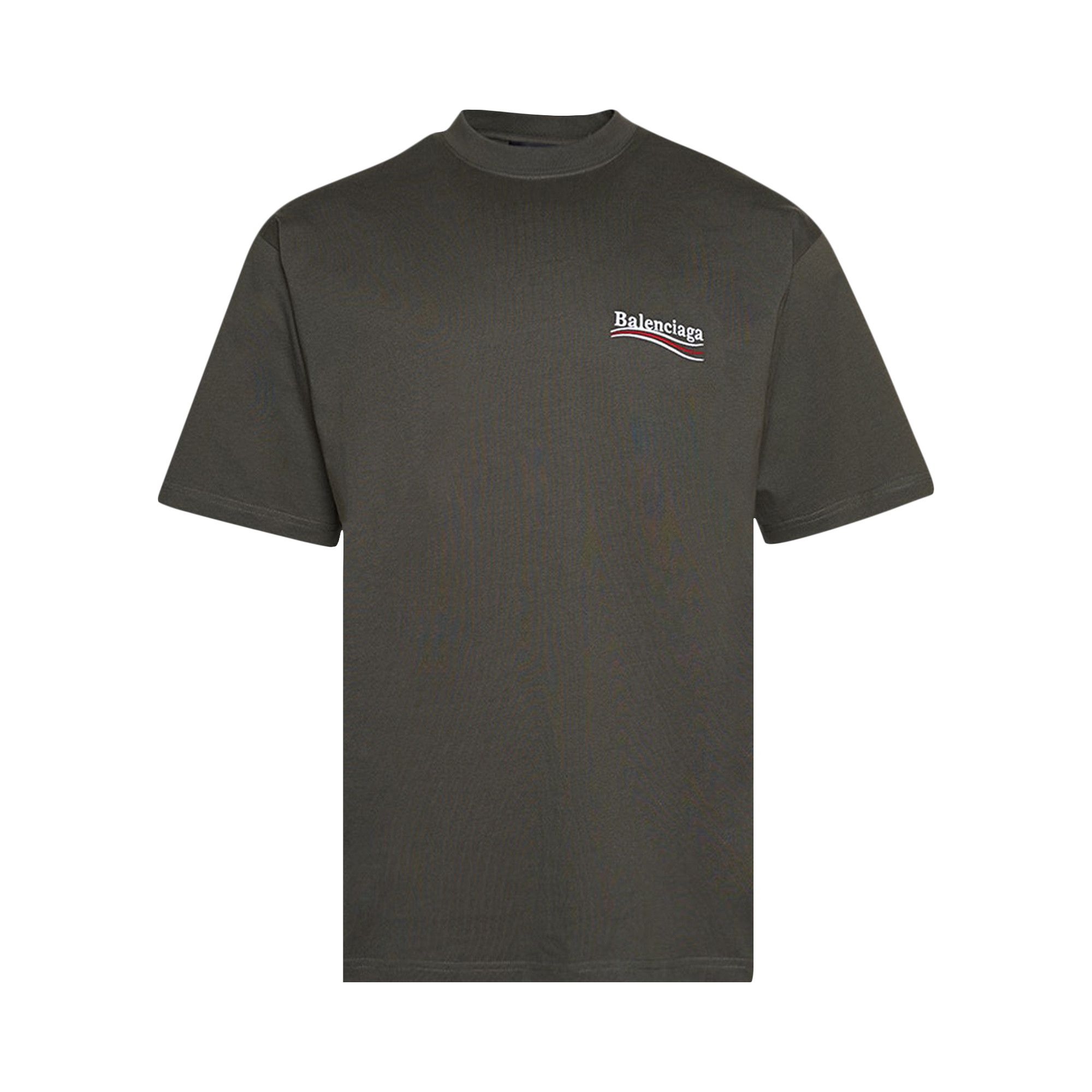 Buy Balenciaga Political Campaign T-Shirt 'Khaki/White/Red