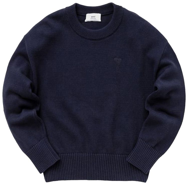 Ami Crewneck Sweater Nautic Blue