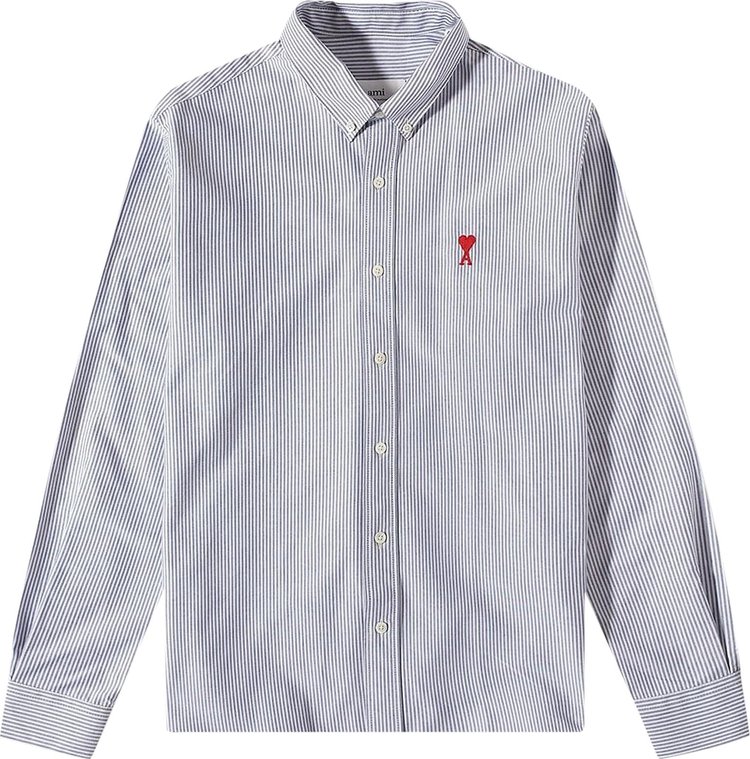 Buy Ami ADC Shirt 'Nautic Blue' - HSH113 CO0021 491 | GOAT
