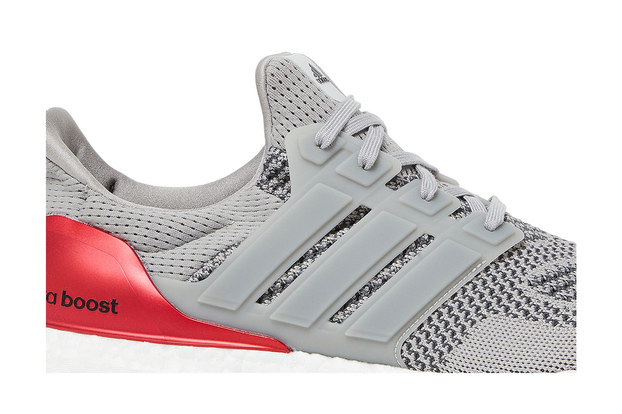 Grey and red ultra boost shop