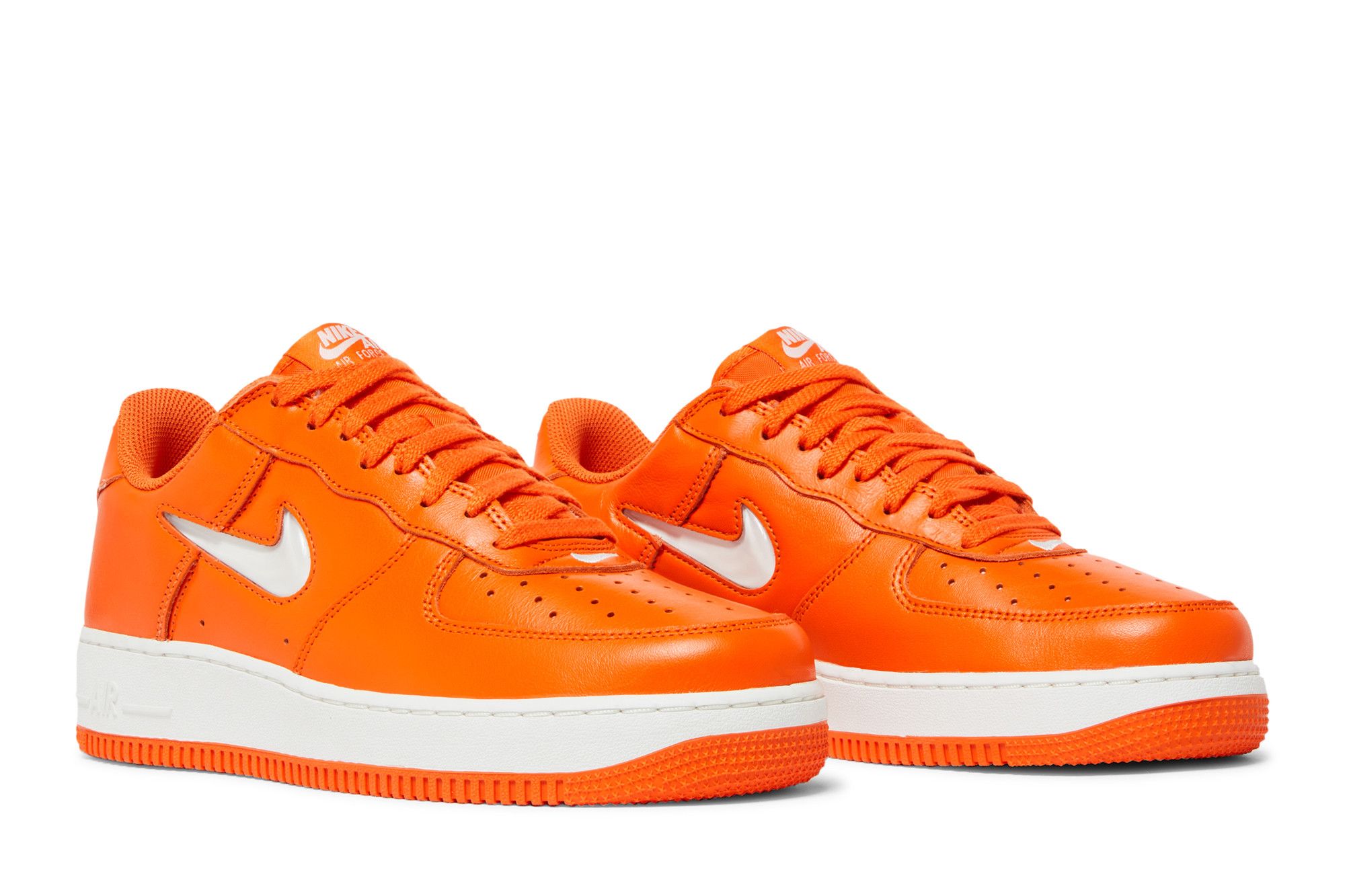 Öffen✴︎pointed-NEW FRIN / ORANGE & CAMEL Buy Air Force 1 Jewel 'Color of the Month - Safety Orange