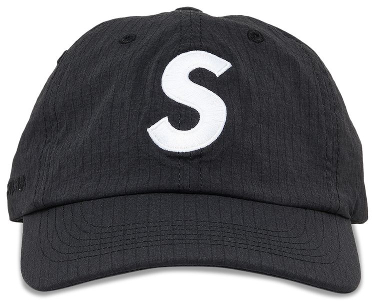Supreme Cordura Ripstop S Logo 6 Panel Black