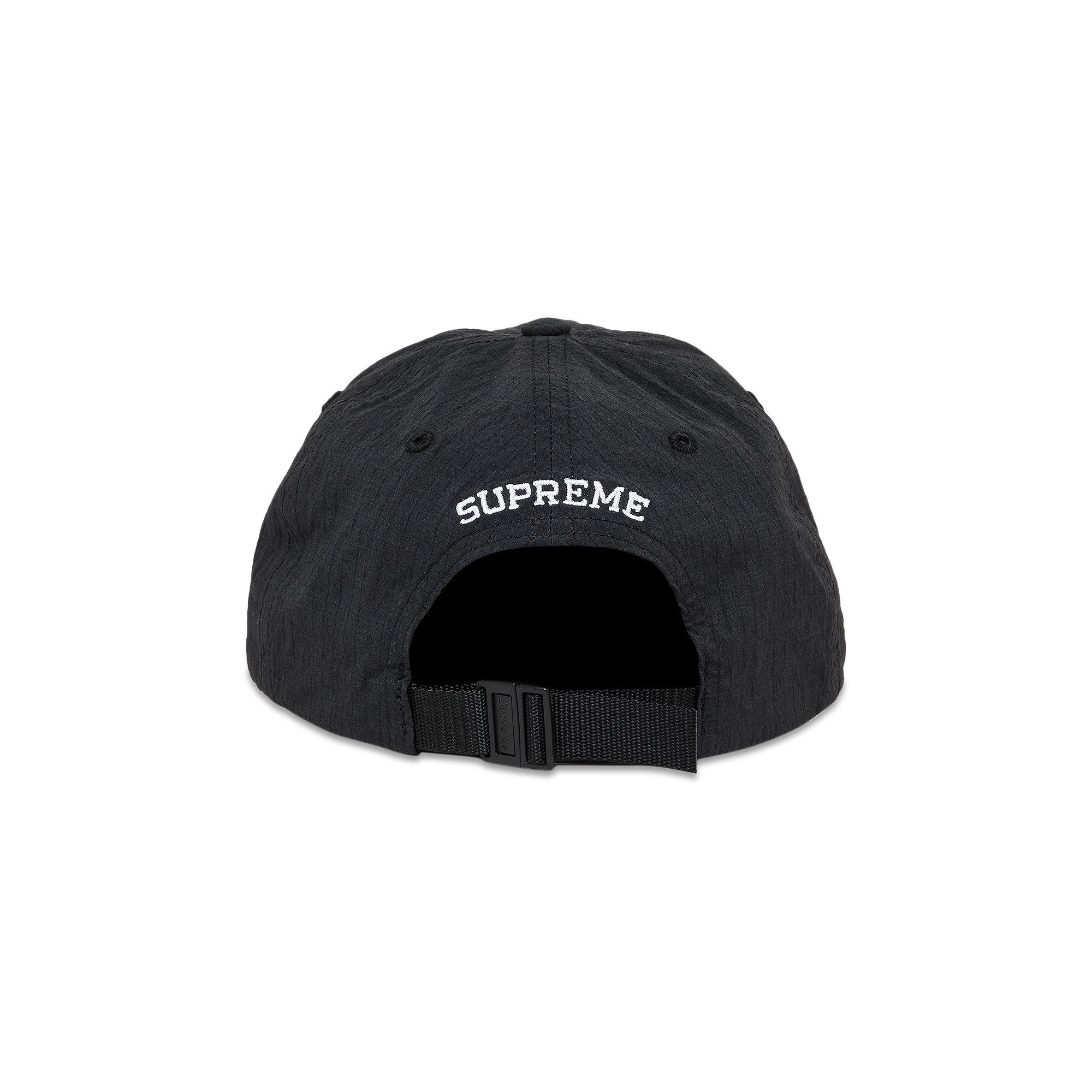 Buy Supreme Cordura Ripstop S Logo 6-Panel 'Black' - SS23H90 BLACK | GOAT