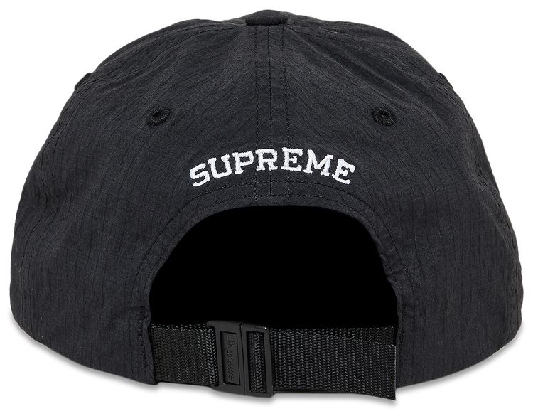 Supreme Cordura Ripstop S Logo 6 Panel Black