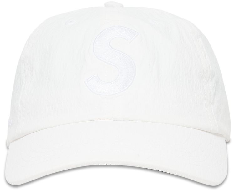 Supreme Cordura Ripstop S Logo 6 Panel White