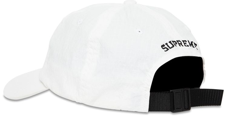 Supreme Cordura Ripstop S Logo 6 Panel White