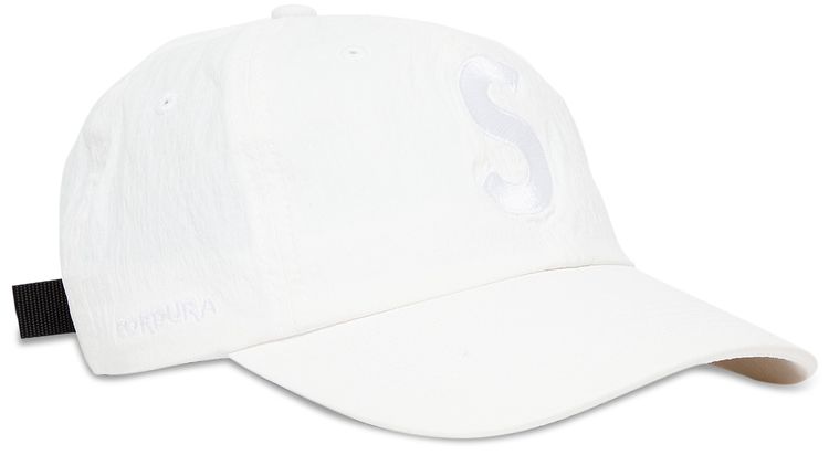 Supreme Cordura Ripstop S Logo 6 Panel White
