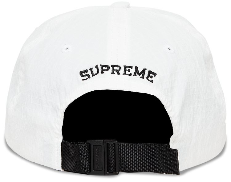 Supreme Cordura Ripstop S Logo 6 Panel White