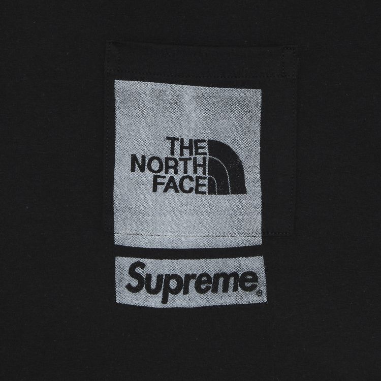 Supreme x The North Face Printed Pocket Tee Black