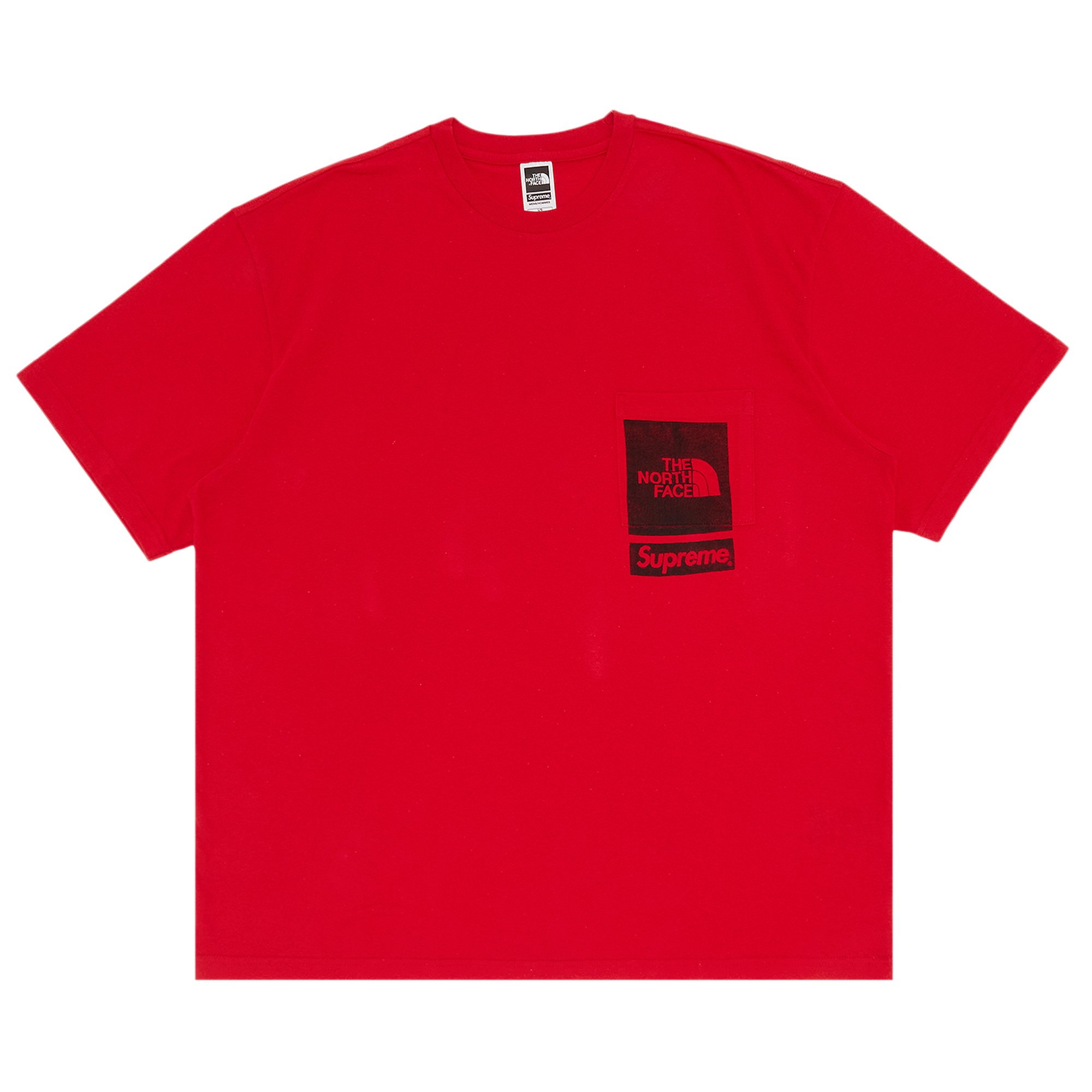 Supreme x The North Face Printed Pocket Tee 'Red'