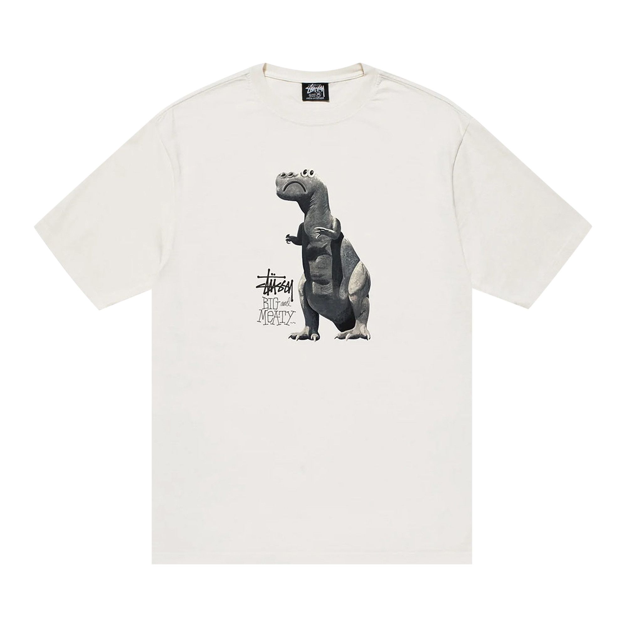 Buy Stussy Big & Meaty Pigment Dyed Tee 'Natural' - 1904880
