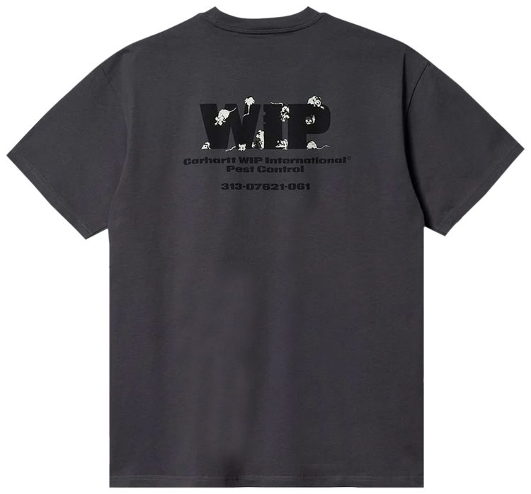 Carhartt WIP Short Sleeve Pest Control T Shirt Zeus