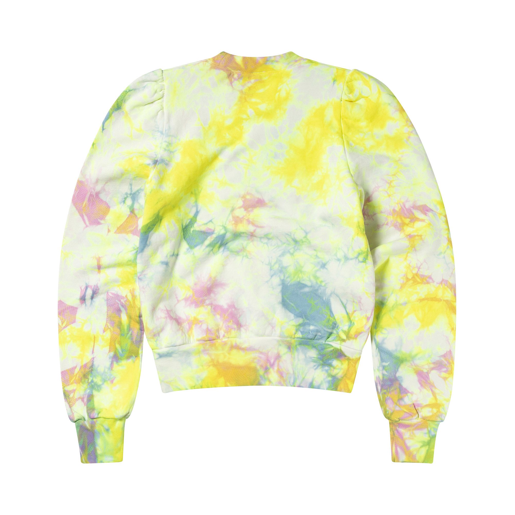 ★ARIES★ l Tie Dye Puff Sleeve Sweatshirt Multi STAR209 Buy Aries Metal Tie Dye Puff Sleeve Sweatshirt 'Multicolor