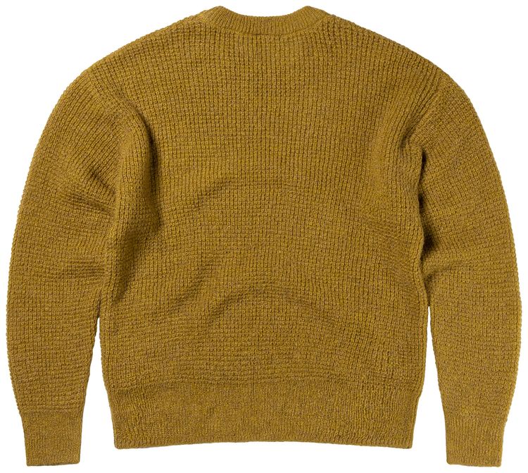 Aries Waffle Knit Jumper Khaki
