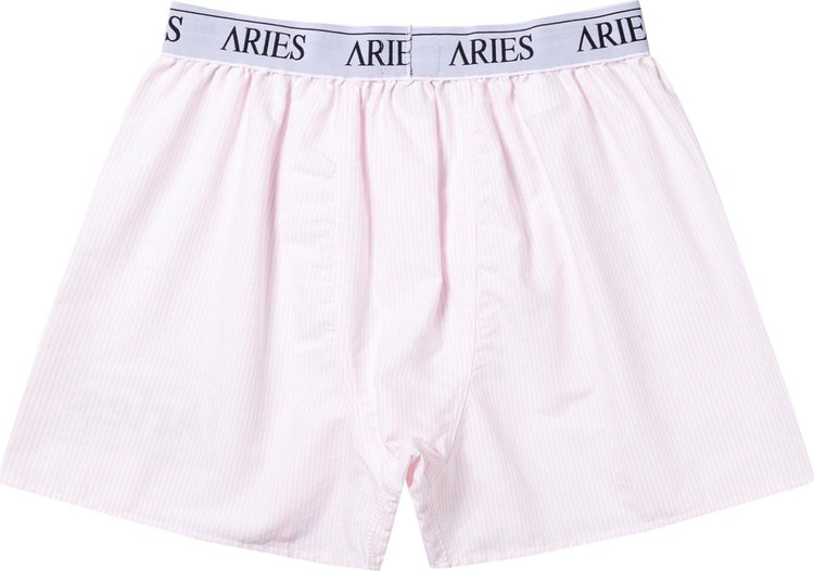 Aries Temple Boxer Shorts 'Pink'