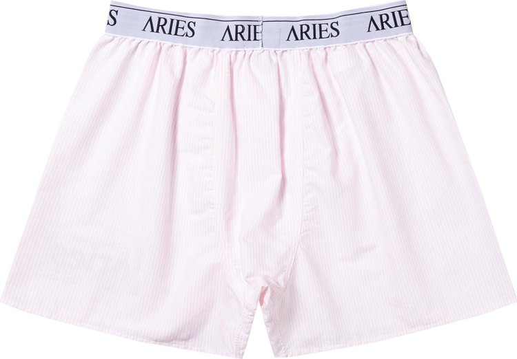 Aries Temple Boxer Shorts Pink