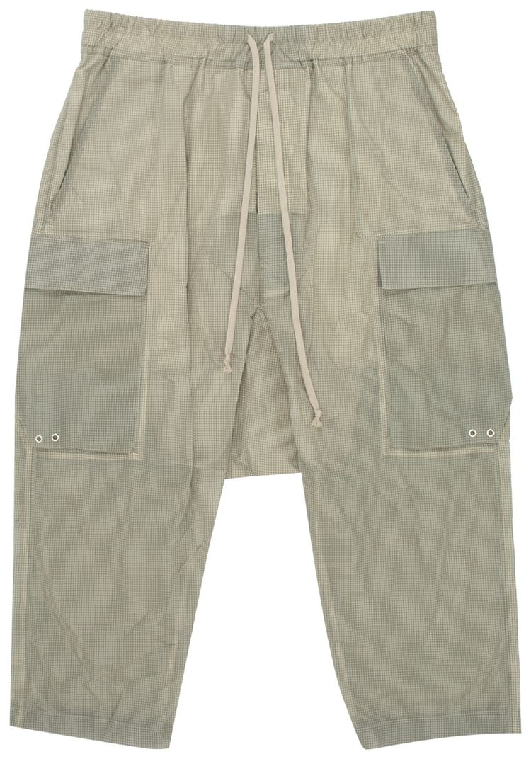 Rick Owens Cropped Cargo Pant Pearl