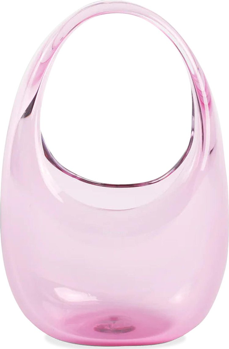 Coperni Glass Mini Swipe Object Bag Pink