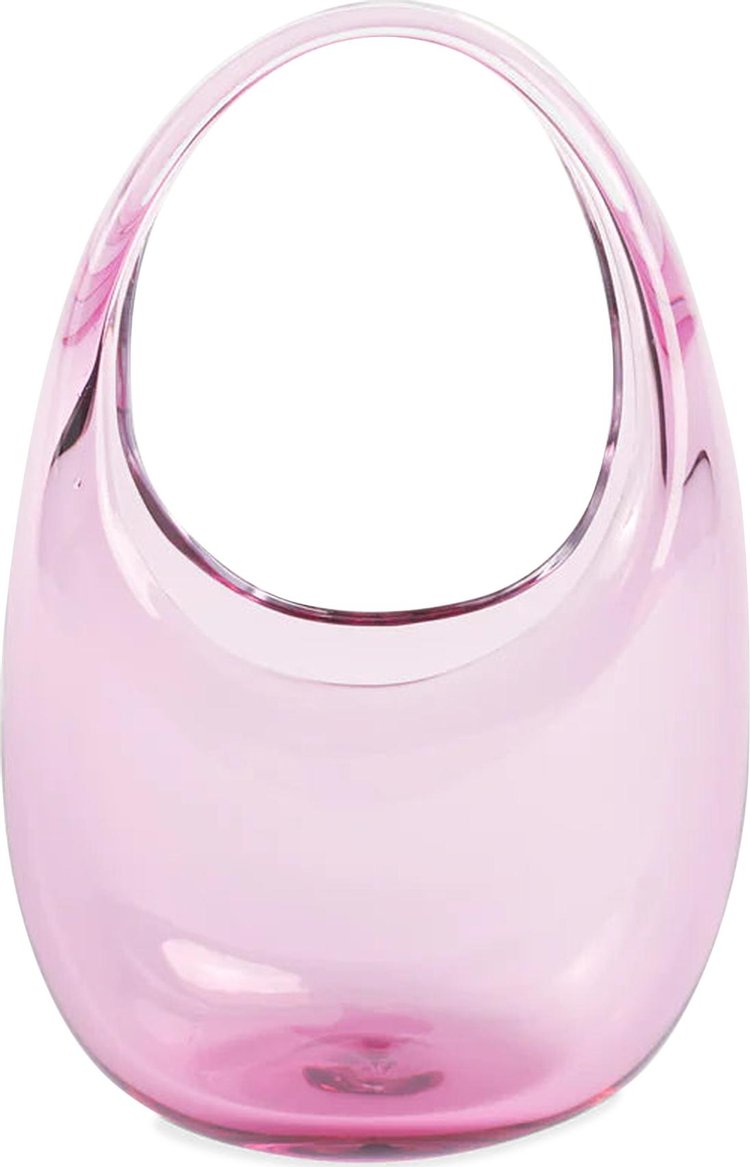 Coperni Glass Mini Swipe Object Bag Pink