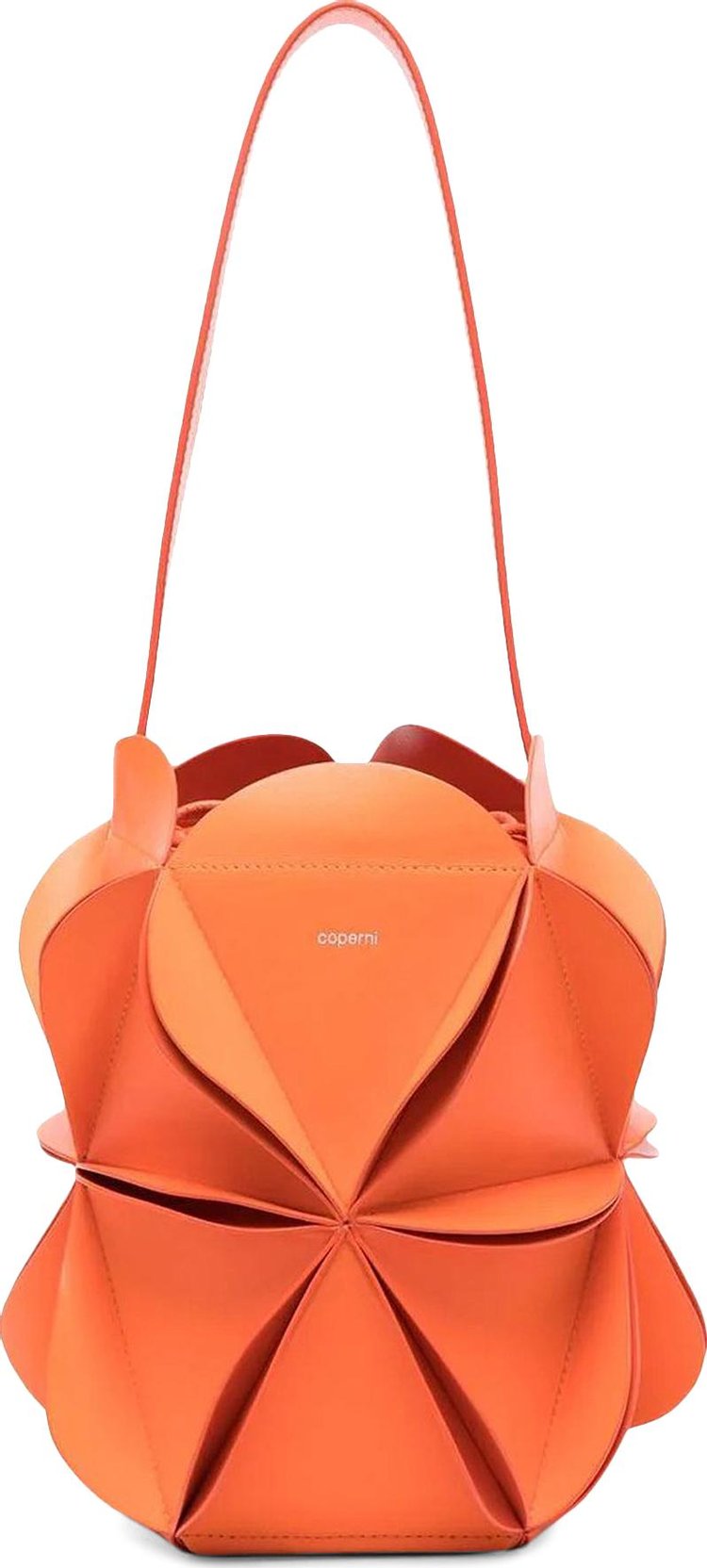 Coperni Origami Bucket Bag Bright Orange