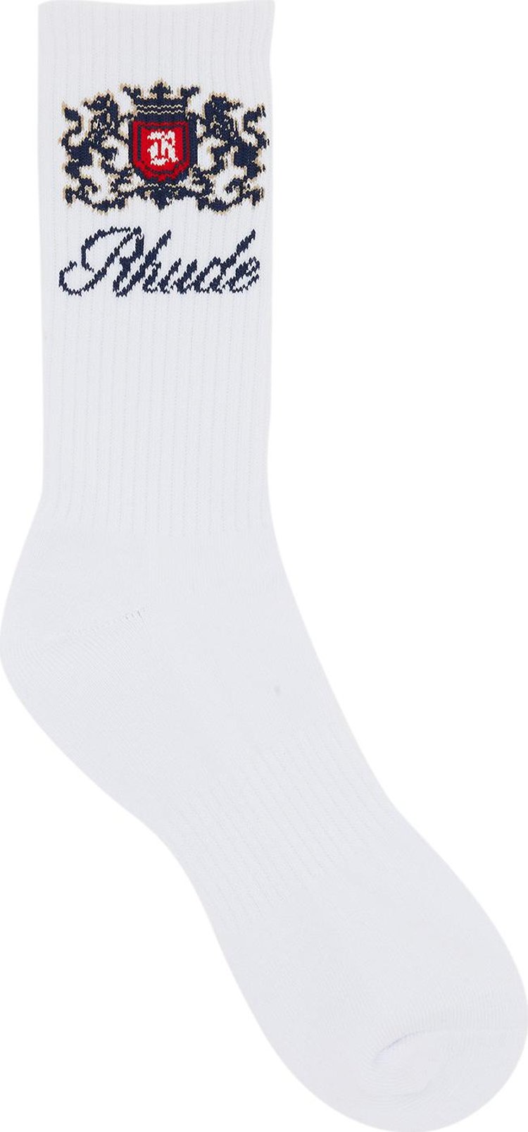 Rhude Crest Sock 'White/Blue'