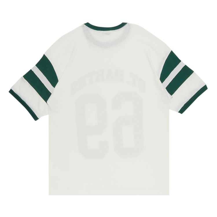 Rhude 69 Ringer Tee WhiteGreen