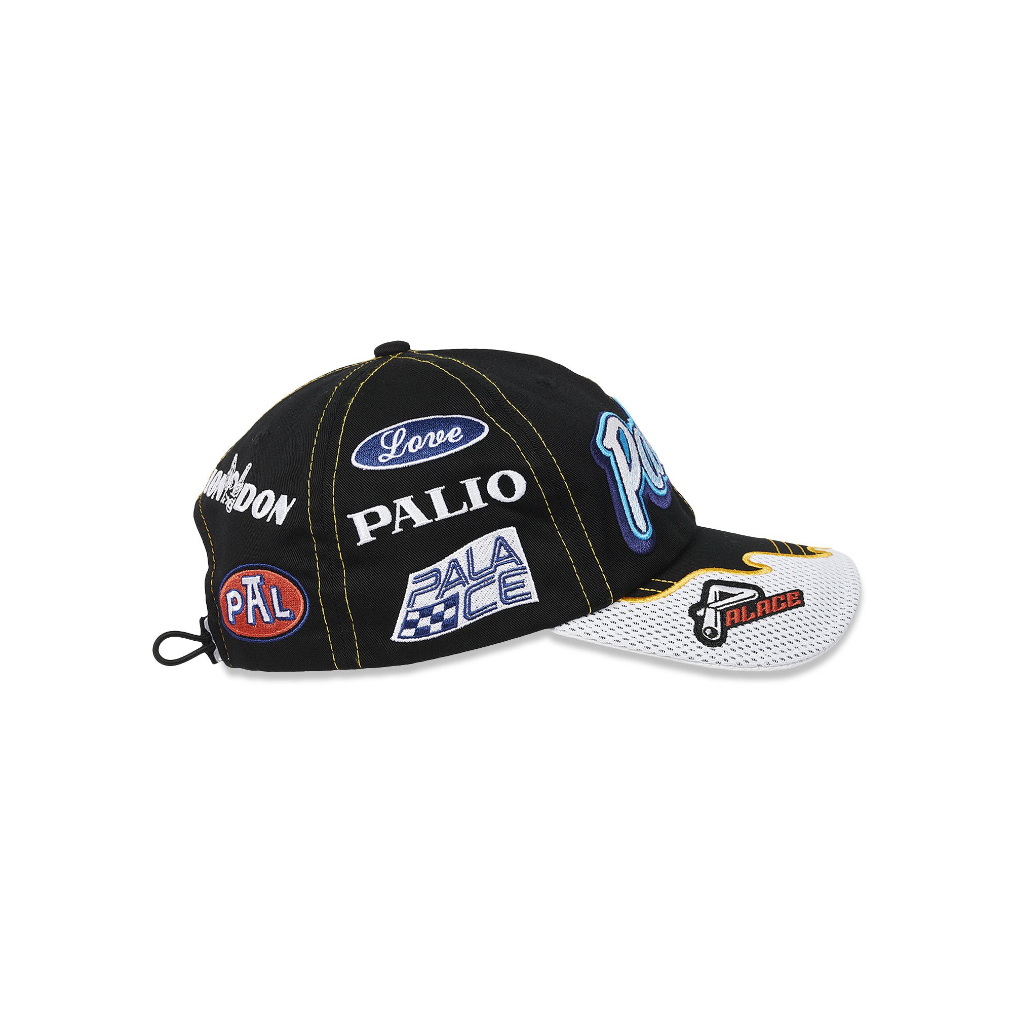 Buy Palace Palace Team Racing 6-Panel 'Black' - P24H008 | GOAT