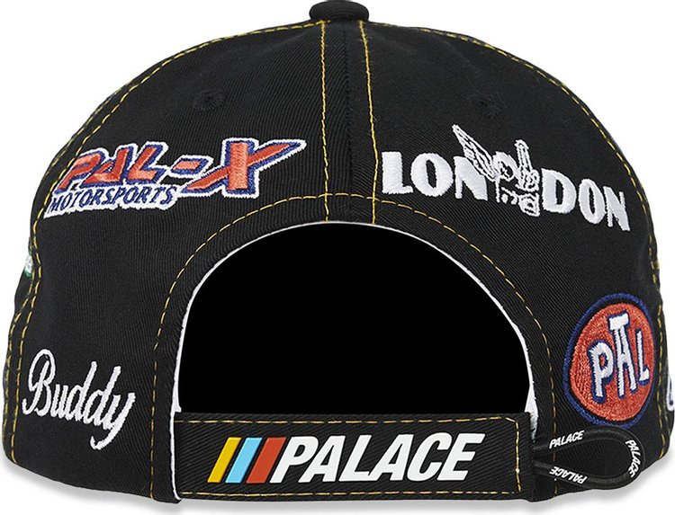 Palace Palace Team Racing 6 Panel Black