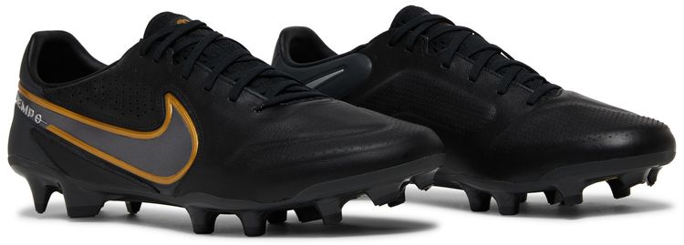 Nike Tiempo Legend 9 Pro FG Black Metallic Gold