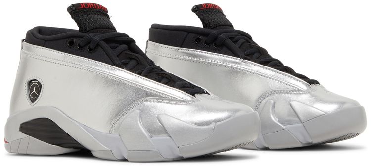 Wmns Air Jordan 14 Retro Low Metallic Silver
