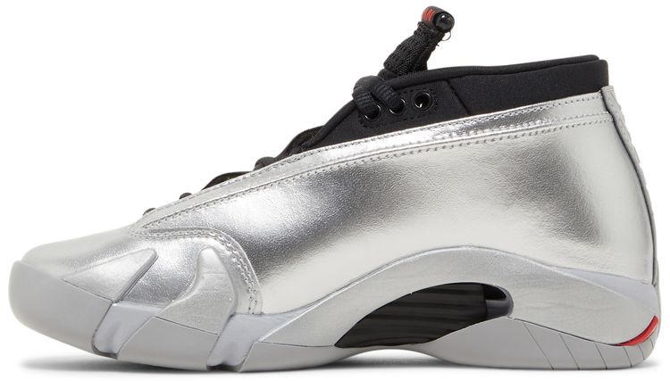 Wmns Air Jordan 14 Retro Low Metallic Silver