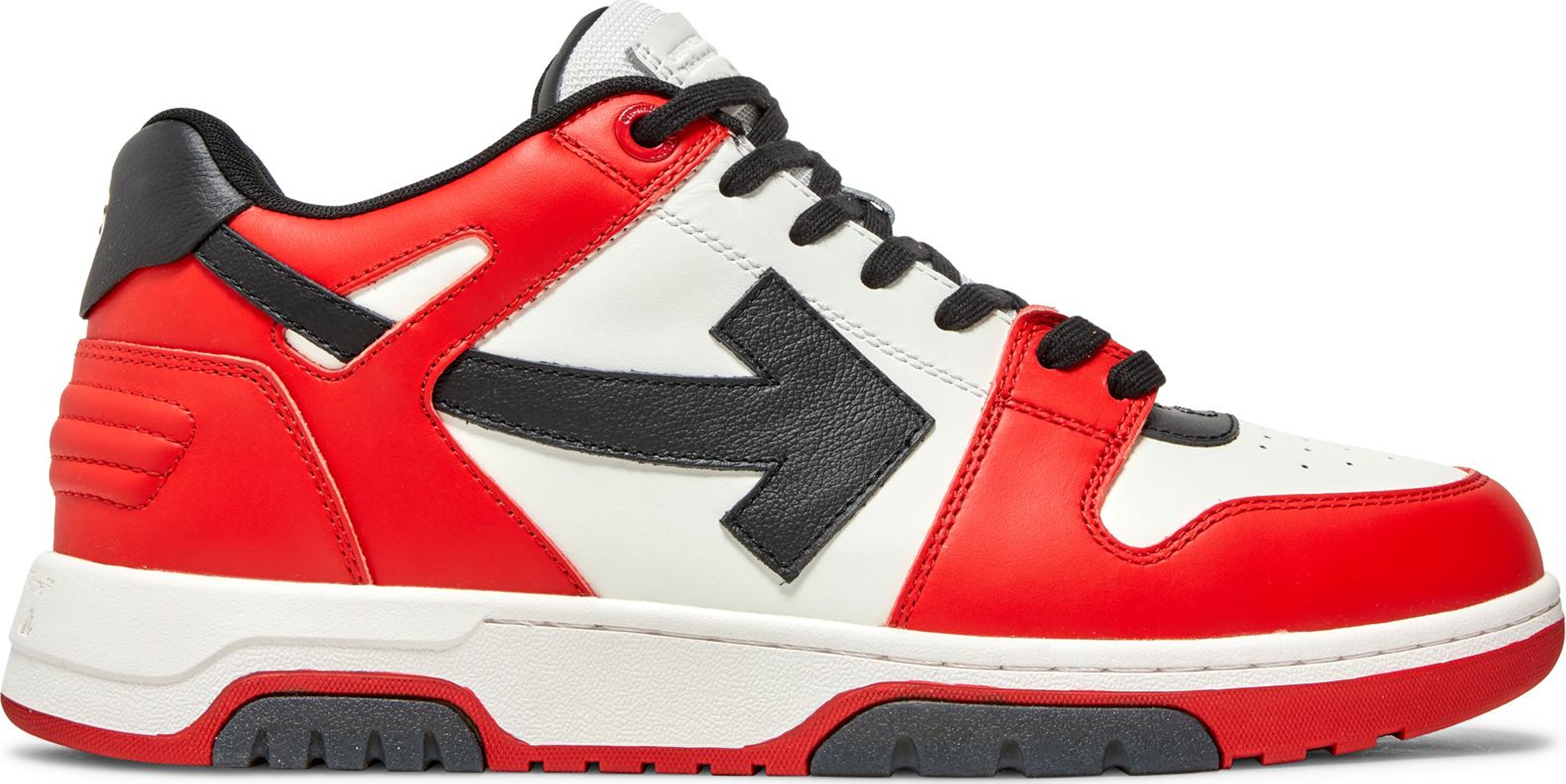 Buy Off-White Out of Office Low 'Red White Black' - OMIA189S23LEA001 ...