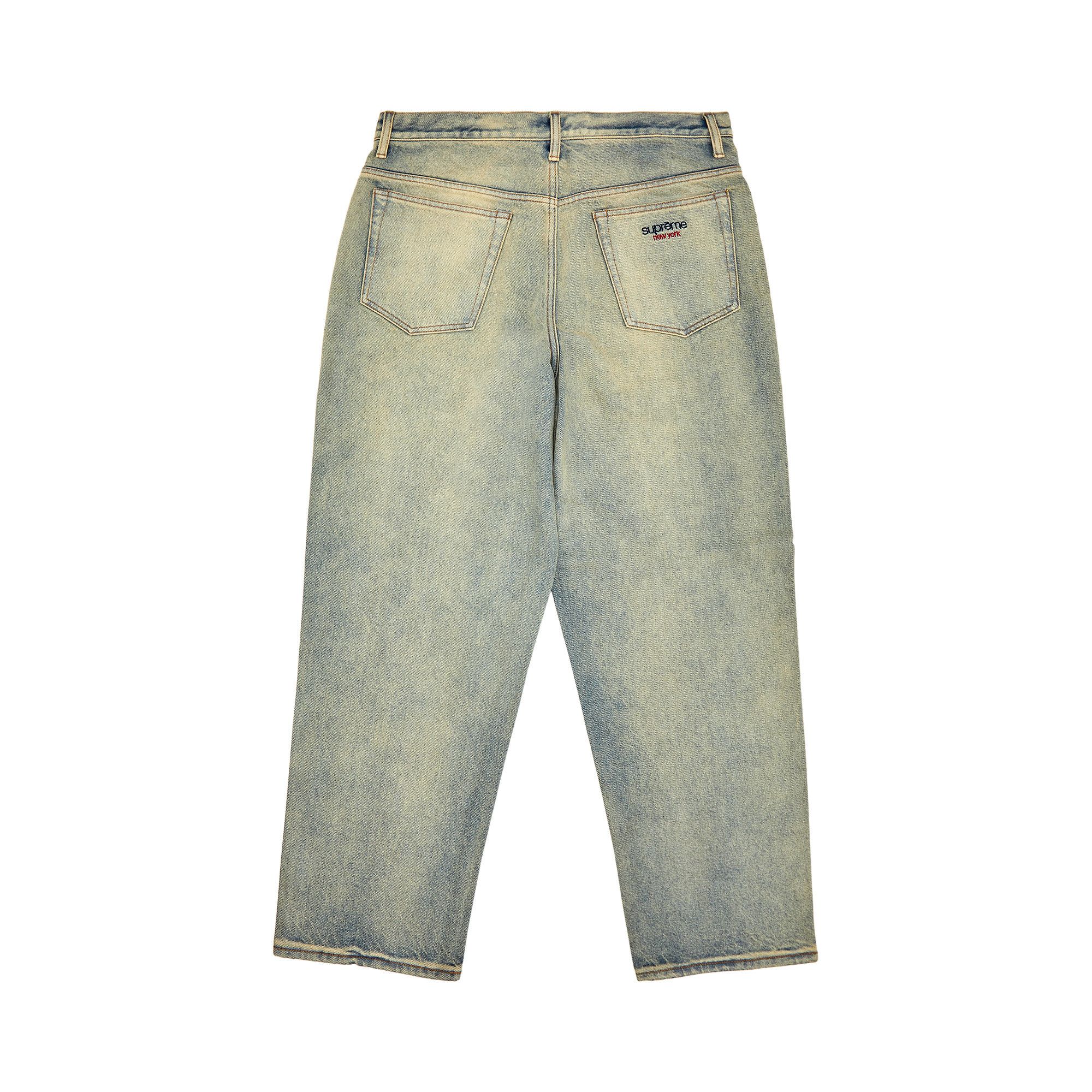 Size 30 Supreme Baggy Jean 'Dirty Indigo'