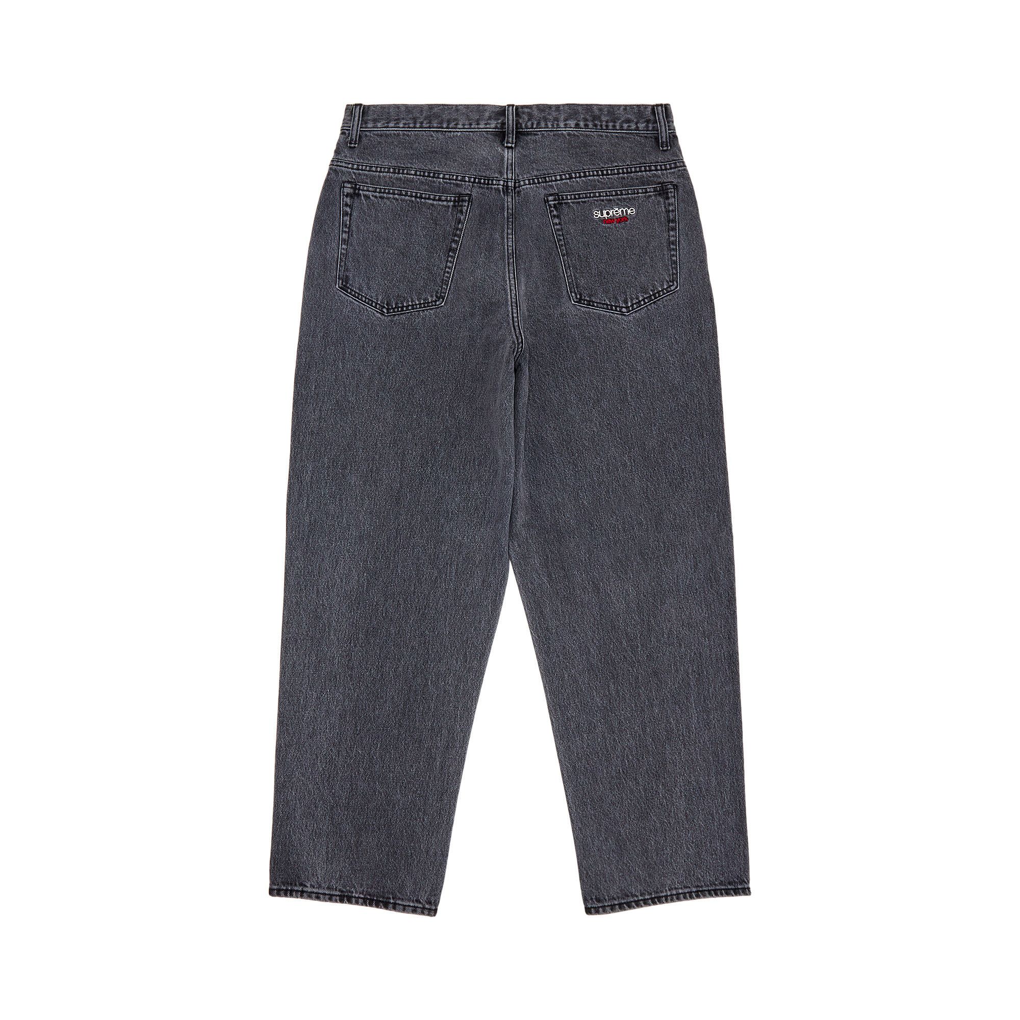 新作からSALEアイテム等お得な商品満載 Supreme Buy Baggy BLACK WASHED SS23P27 - Black' 'Washed Jean パンツ
