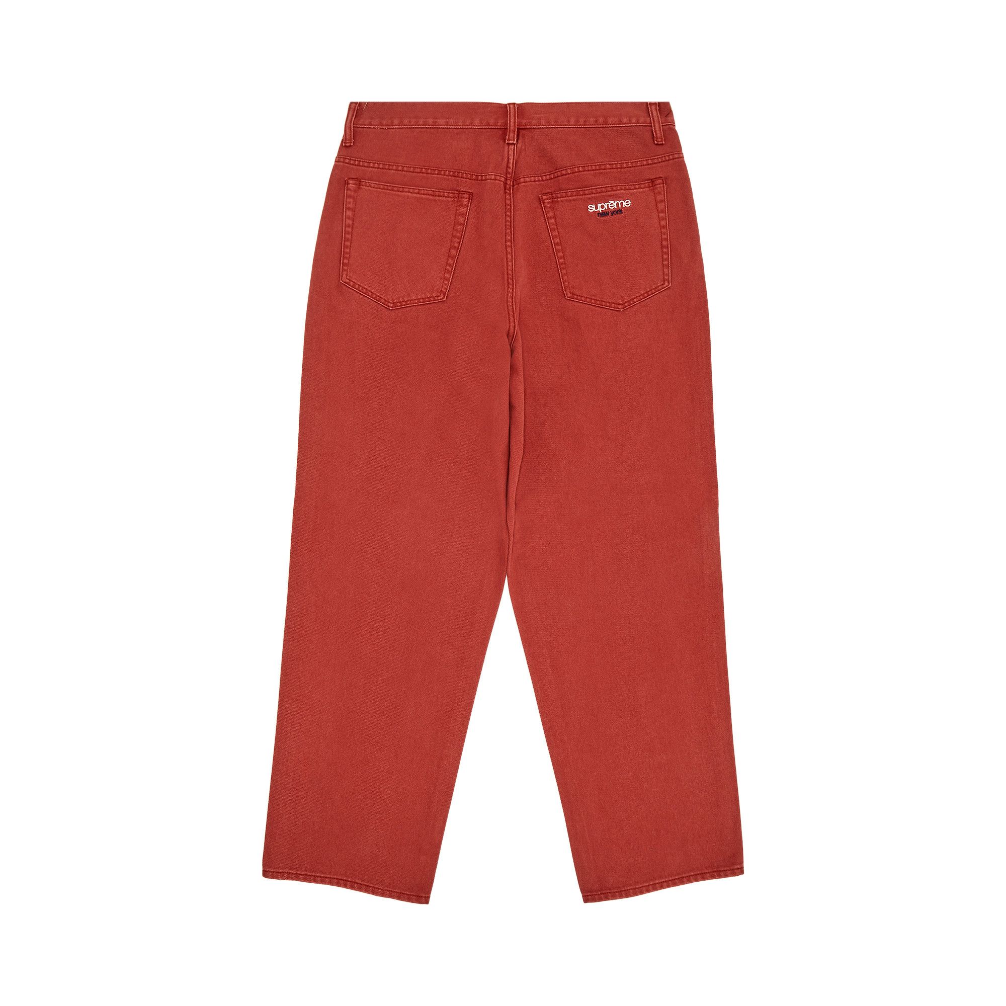Size 30 Supreme Baggy Jean 'Rust'