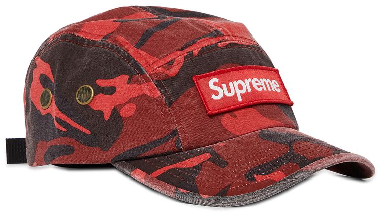 Supreme Military Camp Cap Red Camo