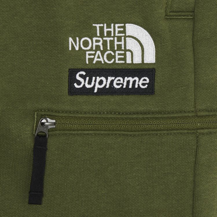 Supreme x The North Face Convertible Sweatpant Olive