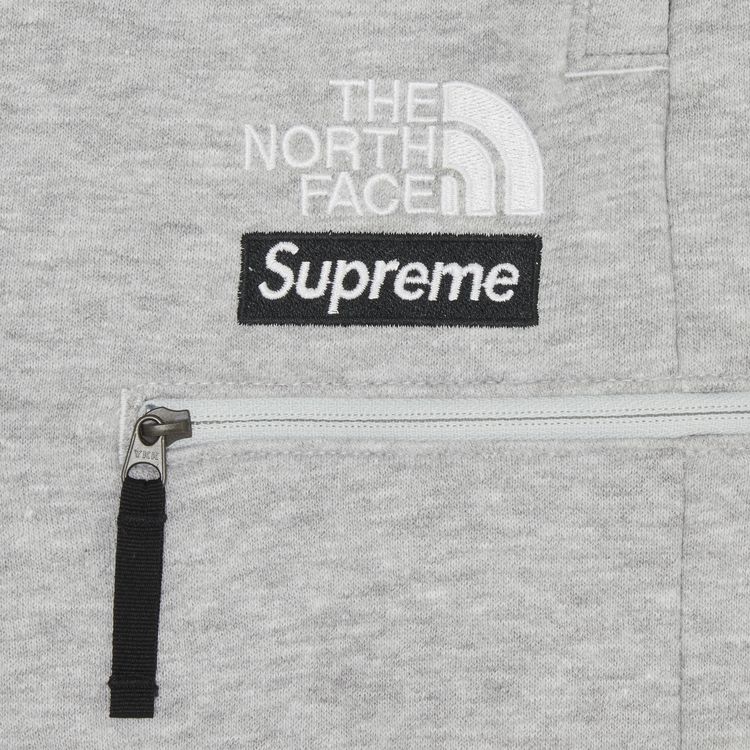 Supreme x The North Face Convertible Sweatpant Heather Grey