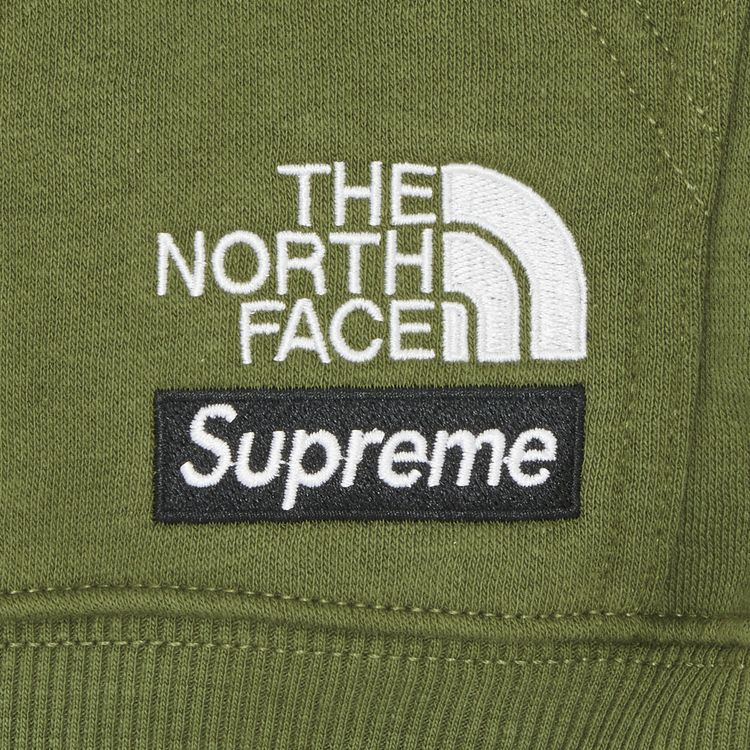 Supreme x The North Face Convertible Hooded Sweatshirt Olive