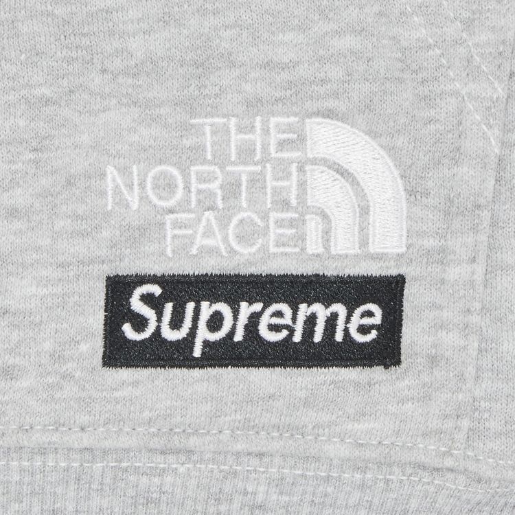 Supreme x The North Face Convertible Hooded Sweatshirt Heather Grey