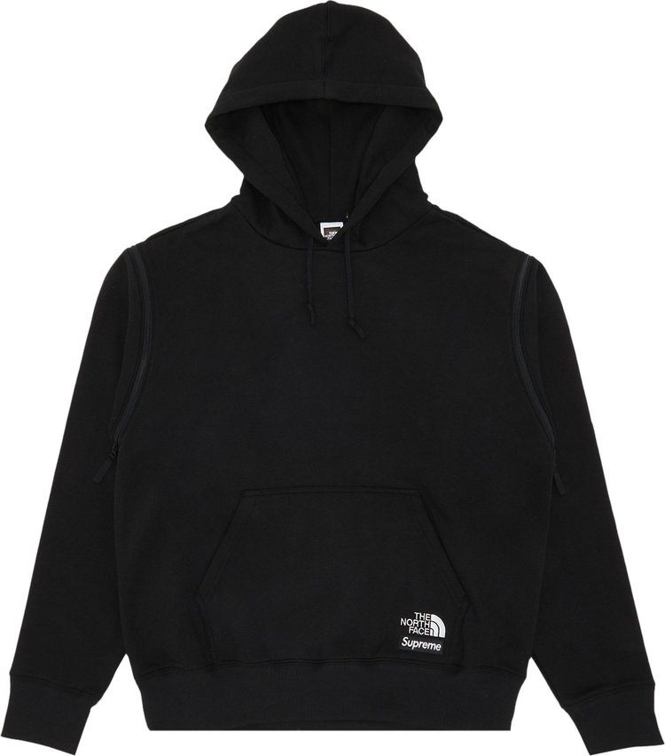 Buy Supreme x The North Face Convertible Hooded Sweatshirt 'Black ...