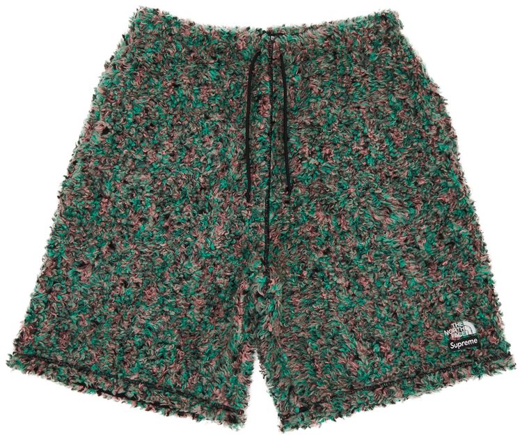Supreme x The North Face High Pile Fleece Short Multicolor