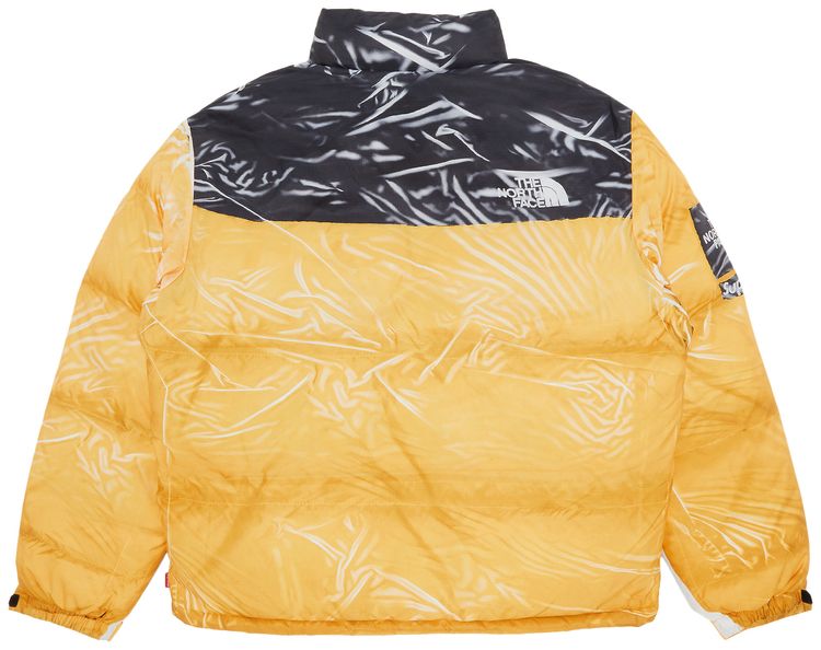 Supreme x The North Face Printed Nuptse Jacket Yellow