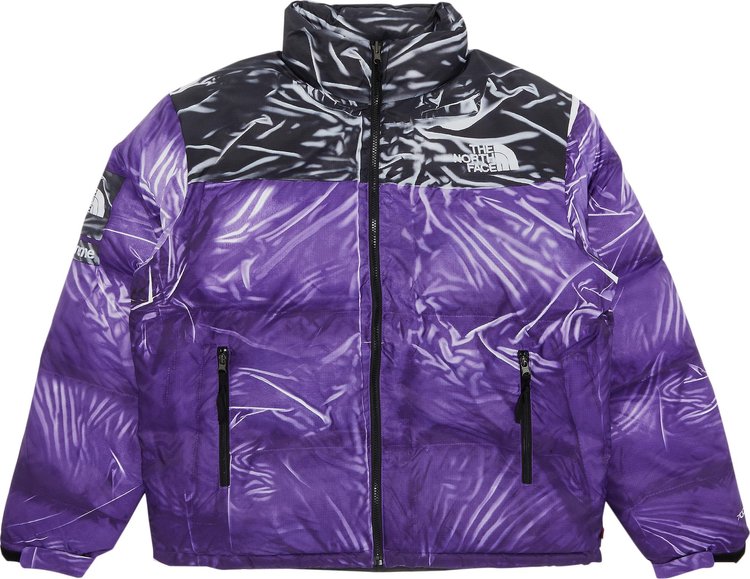 Supreme x The North Face Printed Nuptse Jacket 'Purple'