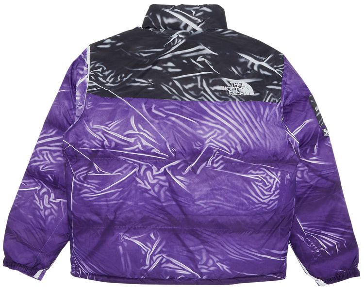 Supreme x The North Face Printed Nuptse Jacket Purple