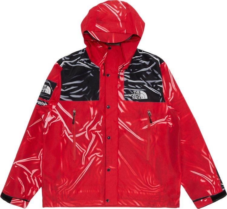 Supreme x The North Face Printed Taped Seam Shell Jacket 'Red'