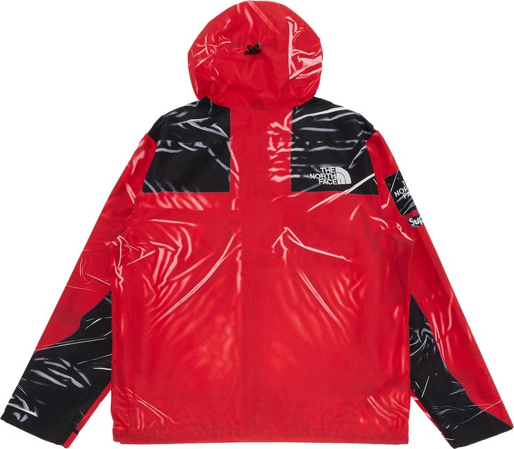 Supreme x The North Face Printed Taped Seam Shell Jacket Red